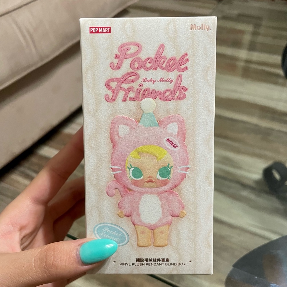 ‼️SOLD‼️Authentic & New BABY MOLLY POCKET FRIENDS- Plush Pendant - Picture 2 of 9